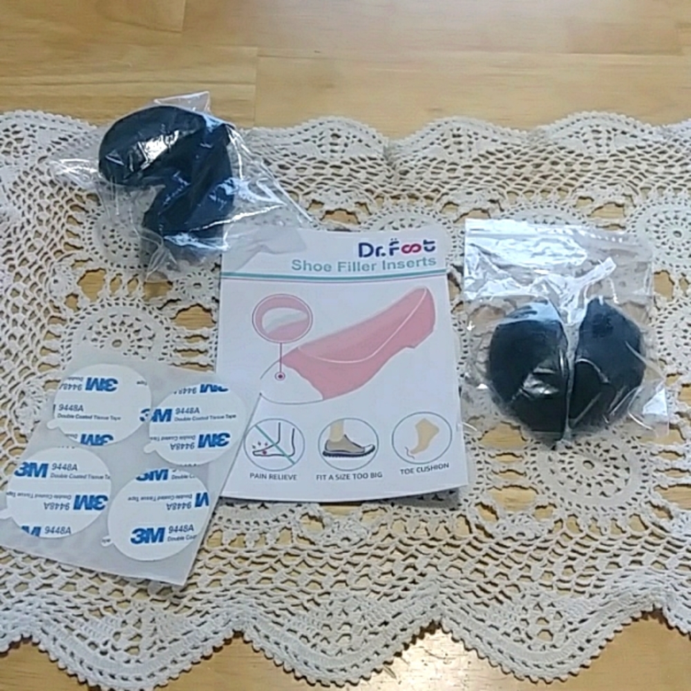 Dr. Foot Shoe Filler Inserts, Toe Filler Cushion Inserts